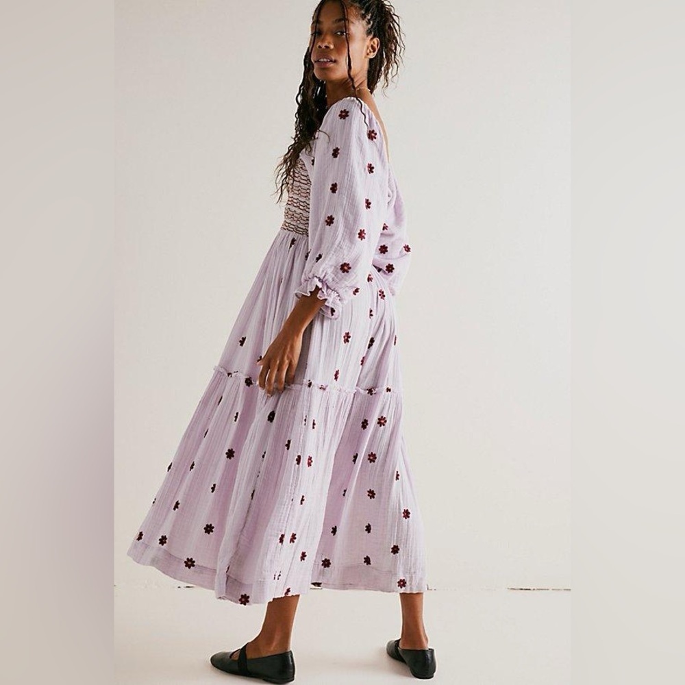 Free people Dahlia Embroidered Maxi Dress - Picture 6 of 8